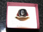 Gents 9ct Gold and Onyx ring. Click for more information...