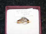 Ct gold and Diamond ring Ladies neat design. Click for more information...