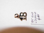 Gold Diamond set 18 pendant. Click for more information...