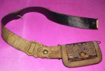 Old British Military cross belt and pouch Bullion. Click for more information...