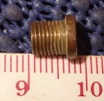 I LEFT NOW Japanese Officers sword sarute screws very hard to find item. Click for more information...