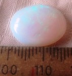 Solid piece cut polished Cooper Pedy Australian Opal. Click for more information...