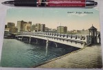 ww1 1916 dated Australian postcard Queens Bridge Melbourne. Click for more information...