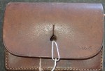 Australian leather ammo pouch 1910 dated Militia ww1 and ww2. Click for more information...