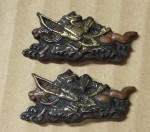 Nice pair of Samurai sword menuki Samurai on horses. Click for more information...