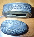 SF294 Japanese sword fuchi and kashira. Click for more information...
