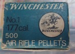 f1089 Old box of Winchester slugs not completely full. Click for more information...