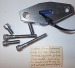 b1187 Custom made stainless guard etc to convert M9 to diving knife. Click for more information...