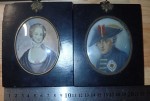 2 x Early paintings of British officer and wife Napoleonic war era. Click for more information...