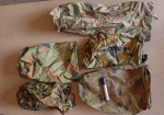 5 X  assorted Australian army DCPU water proof bags. Click for more information...