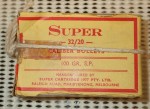 Old box of super 32 20 projectiles. Click for more information...