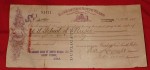 Neat old 1930s Bank of New South Wales cheque. Click for more information...