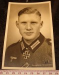 ww2 German post card photo Knights cross Brinkforth. Click for more information...
