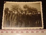 ww2 German photo group of soldiers. Click for more information...