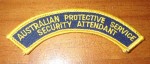 Australian protective service security attendant X Fed officer. Click for more information...