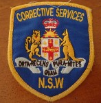 Corrective services NSW cloth shoulder patch. Click for more information...