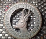 Large South African Infantry hat badge. Click for more information...