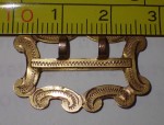 small old antique 9ct gold buckle. Click for more information...