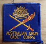 Australian Army cadet corps patch. Click for more information...