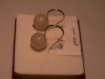 9ct gold rose quartz set earrings. Click for more information...
