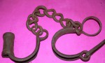 Antique Ottoman empire slave leg irons shackles. Click for more information...
