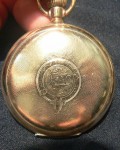 Gold Elgin Pocket watch in perfect working order. Click for more information...