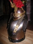 French Cuirassiers steel Armour and Helmet set with original straps. Click for more information...