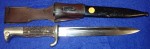 Maker marked ww2 German stag grip K98 dress bayonet. Click for more information...