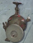 an1386 Old hand bench grinder. Click for more information...