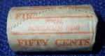 an21 Mint Roll of Commonwealth games 50 cent pieces. Click for more information...
