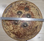 am24 nice antique Leather shield Turkish Ottoman. Click for more information...