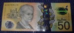 50 dollar AA18 bank note 1st prefix. Click for more information...