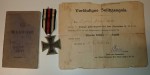 ww1 German family grouping iron cross with paperwork etc. Click for more information...