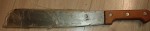unissued unmarked machete. Click for more information...