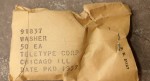 assorted packets of Military washers mixed dates 50s 60s. Click for more information...