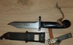 Polish type 1 AK47 wire cutting bayonet. Click for more information...
