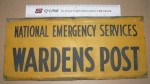 Original ww2 Australian Wardens post tin sign. Click for more information...