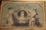 1908 German bank note. Click for more information...