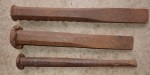 3 X Old cold chisels. Click for more information...