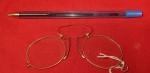 antique gold spectacles. Click for more information...
