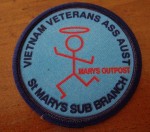 Vietnam veterans ass Australia ST Marys sub branch patch. Click for more information...