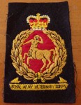 Large blazer patch for Royal Army Veterinary corps. Click for more information...