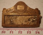CIRCA 1899 US Mail national letter carriers association name tag. Click for more information...