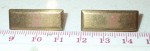 2 x Brass insignia USA military. Click for more information...