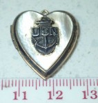 USN Sweetheart locket. Click for more information...