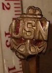 USN Sweetheart or lapel badge. Click for more information...