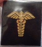 Military medical patch bullion wire. Click for more information...