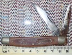 Vintage US made Schrade OLD TIMER pocket knife missing name plate. Click for more information...