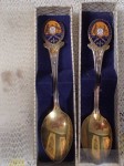 Old Commonwealth Bank rifle club tea spoons new in boxes. Click for more information...